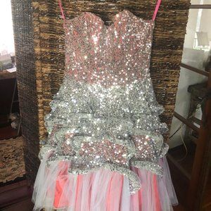 Betsy Johnson Sugar and Spice Sequin Dress